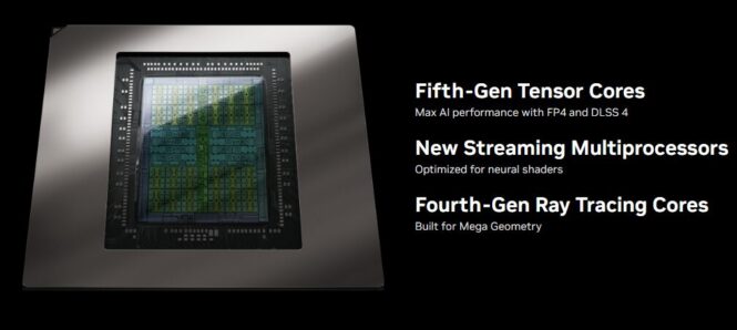 GeForce RTX 50 Series cuda core memory bw comparison