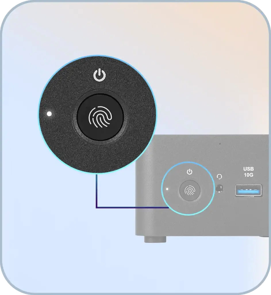 finger print login msi cubi
