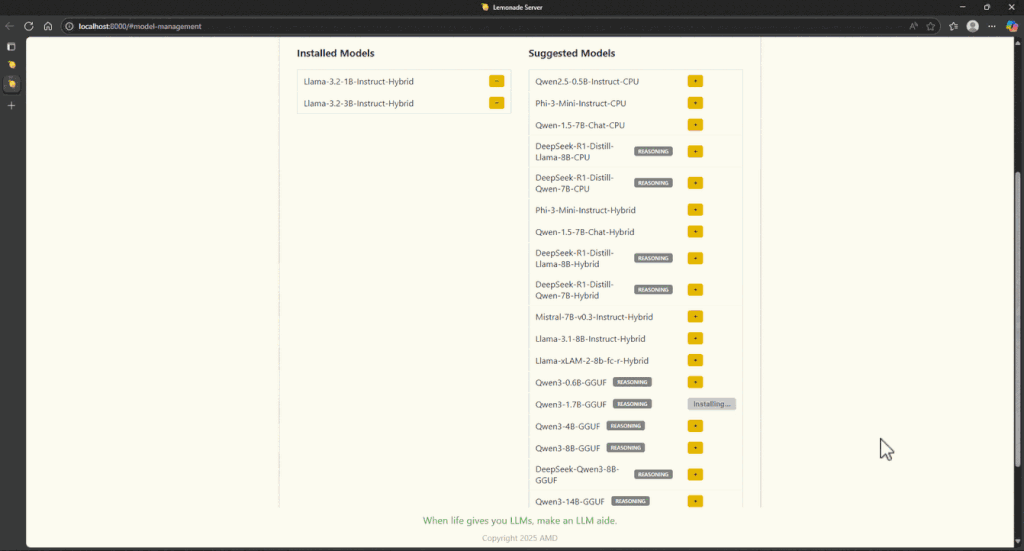 lemonade server chat windows